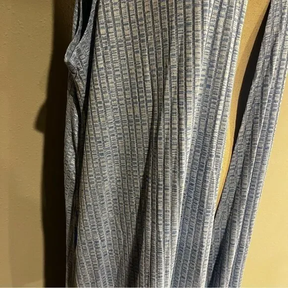 LuLaRoe Joy baby blue open sleeveless duster / sleeveless long cardigan - Picture 5 of 10